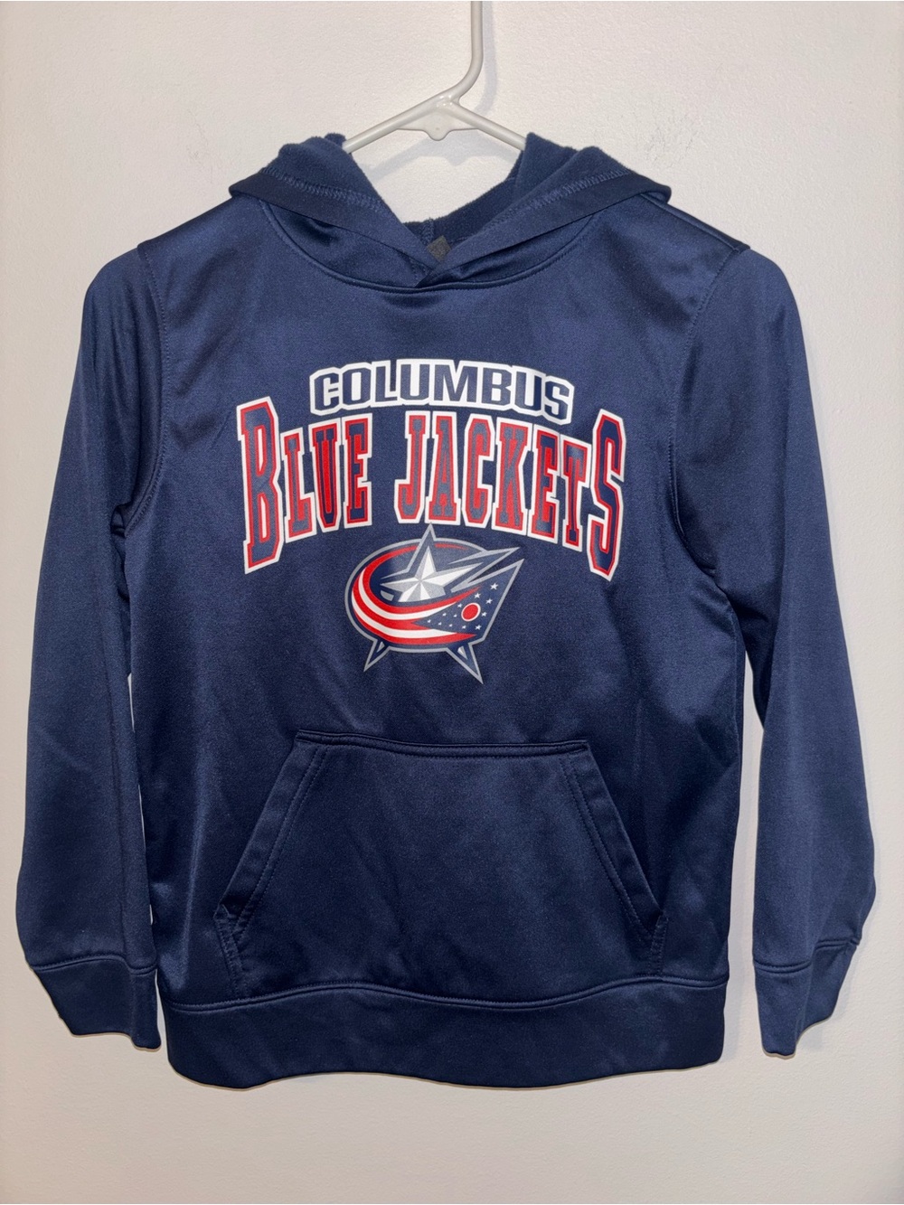 Columbus Blue Jackets Youth Navy Hoodie - Kids' NHL Pullover